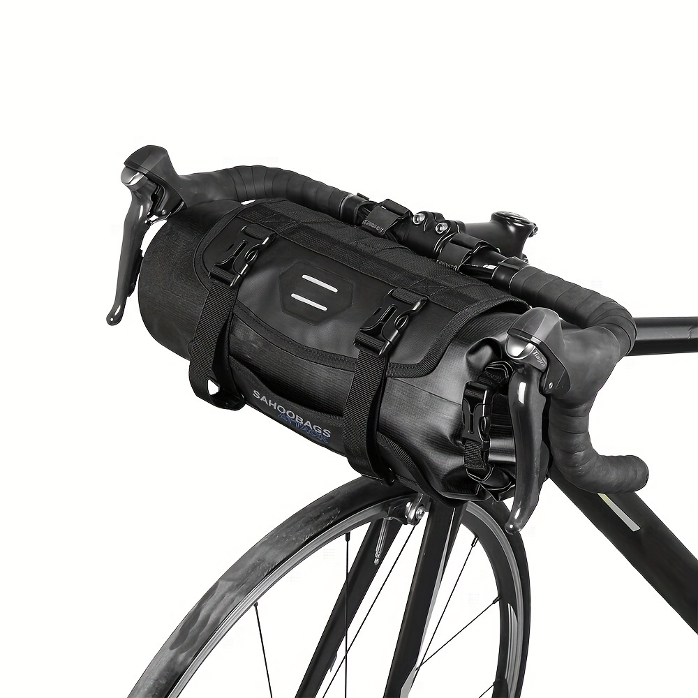 

Lixada Bicycle Bag Waterproof Cycle Mtb Bike Front Frame Handlebar Dry Bag With Roll 3l-7l Adjustable