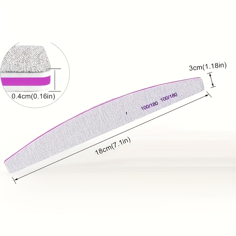 30pcs Professional Nail Files