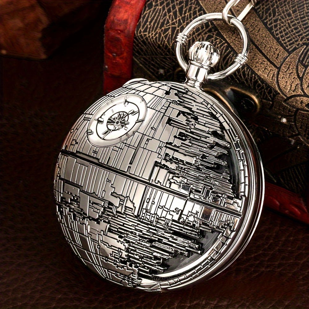 

1pc Retro Flip Quartz Music Pocket Watch, , Birthday Gift