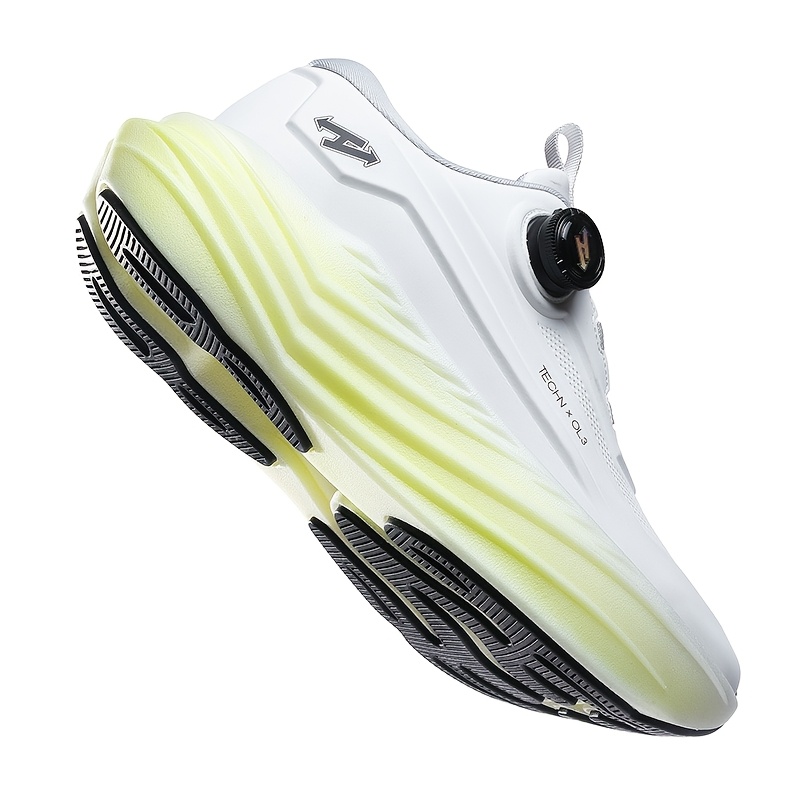 N·HOT Men's Casual Sneakers, Fashionable Thick-Soled Men's Shoes, Men's Outdoor Sneakers, Men's Running Shoes, MD Midsole with High Elasticity and Shock Absorption, Sole for Slip Resistance and Wear Resistance, Seamless Craftsmanship Upper
