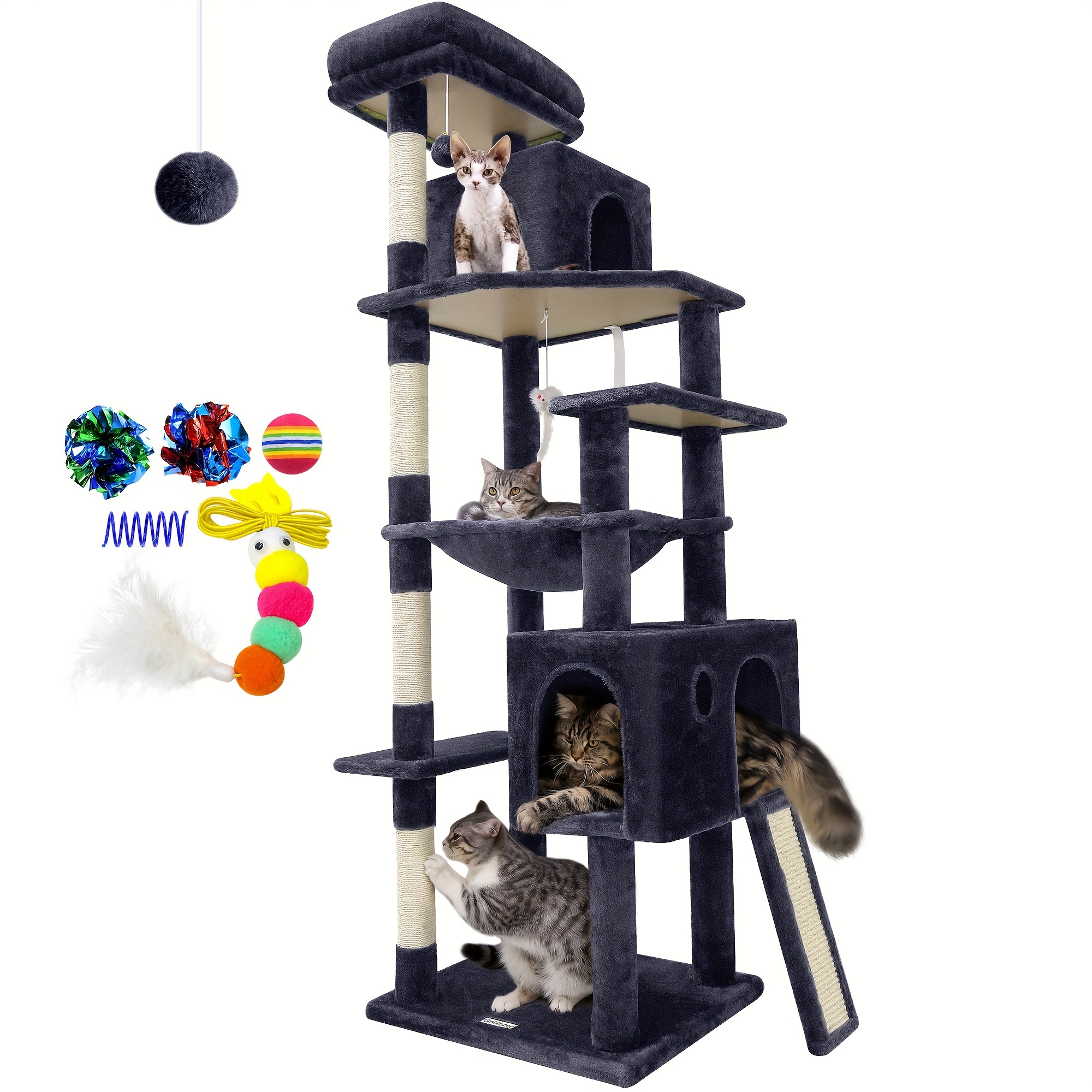 70 inch cat tree best sale