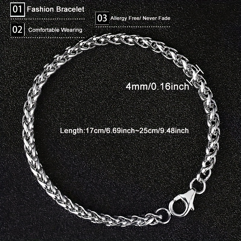 Y2K Style Stainless Steel Dragon Bone Bracelet, Unisex Gift