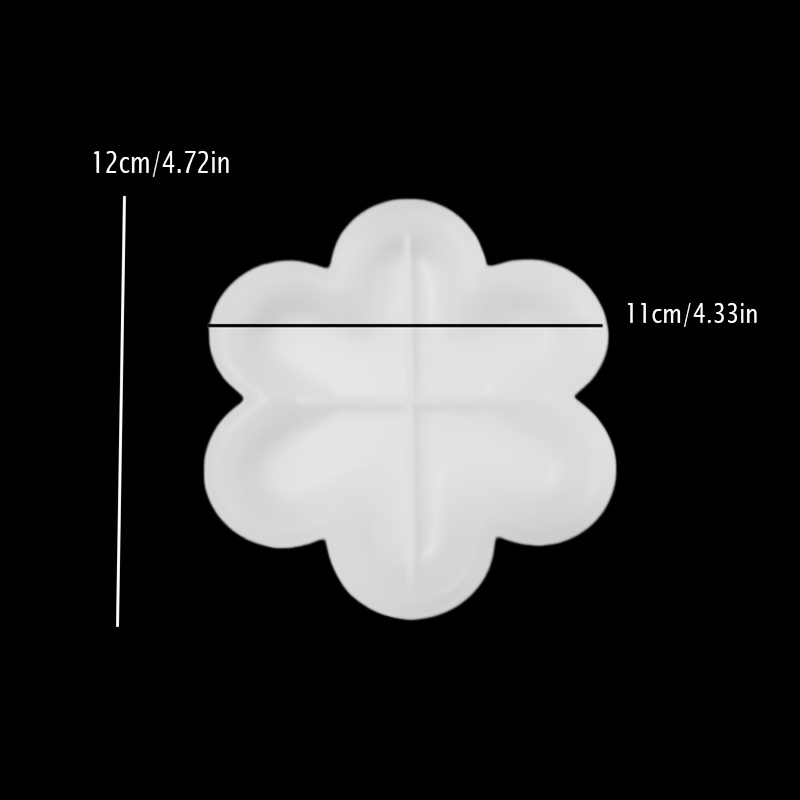 TEMU Dnejiu Petal-shaped Resin Silicone Molds Suitable For Diy Crafts, Handmade Concrete & Resin Storage Boxes, Jewelry Making, Irregular Flower Dish