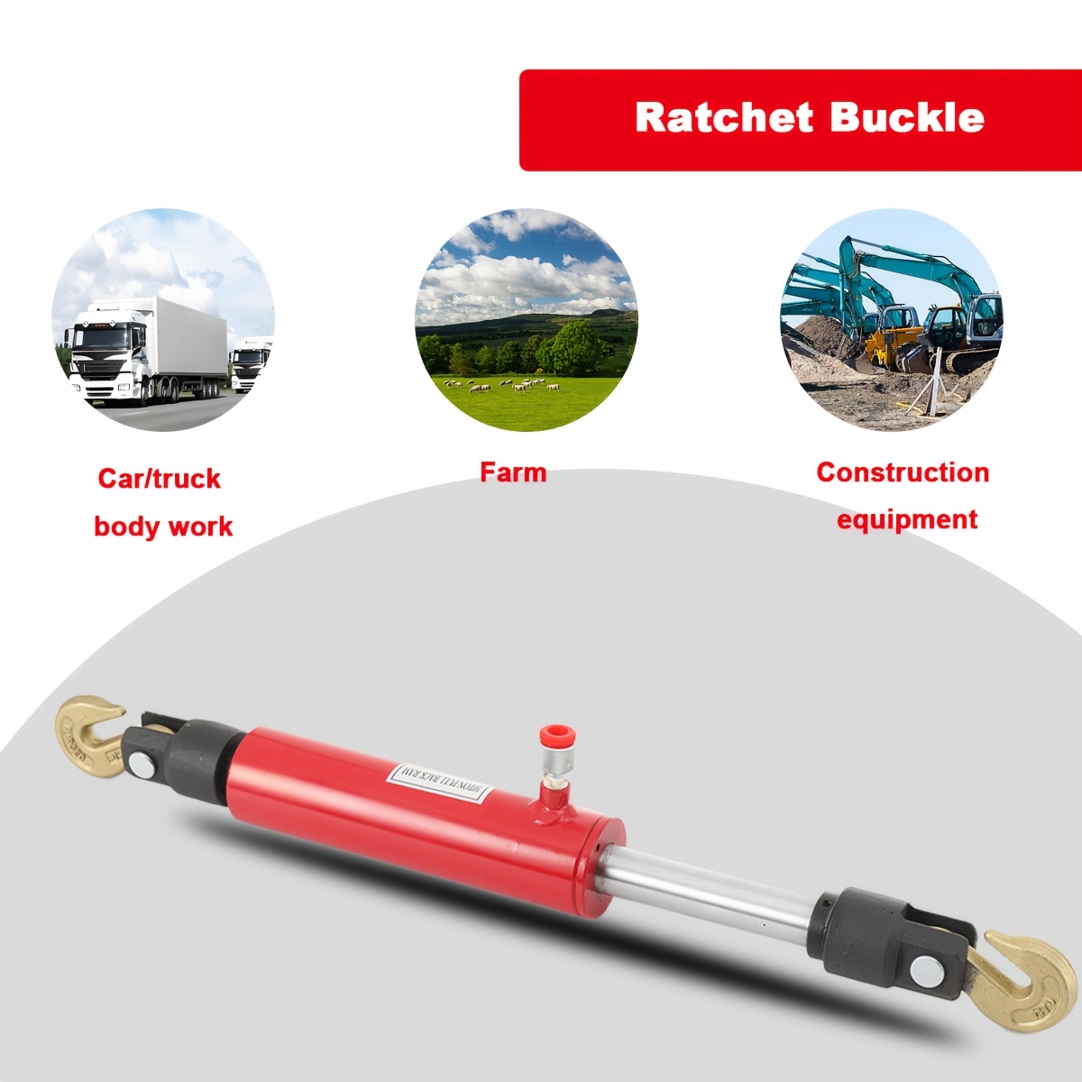 10 TON Hydraulic Pull Back RAM for Portable Power Tool