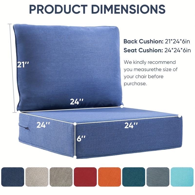 pairs outdoor seat cushions patio sofa couch chair seat Temu