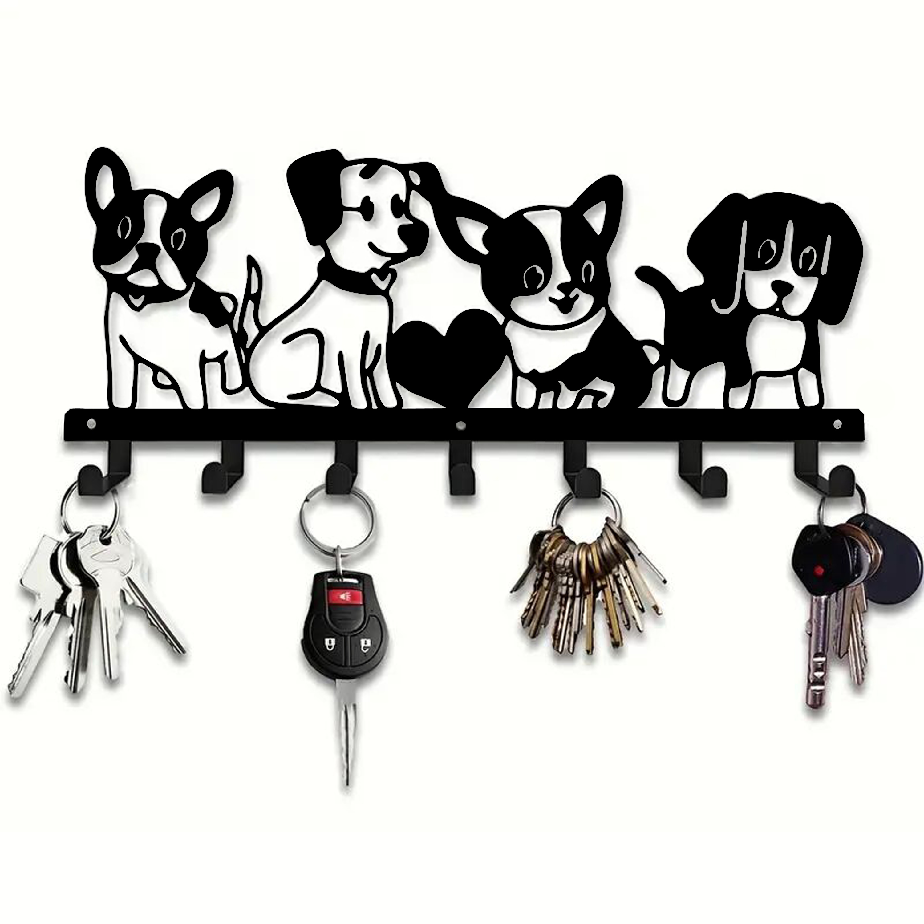 

Dog Key , Metal Decor, Key Organizer For , Hallway, Entryway, Small Hanging , For , Tool