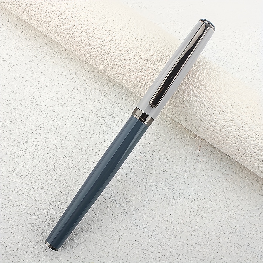 TEMU 5016 Fountain Pen Morandi Blue Writing Pens Quality Supplies Stationery
