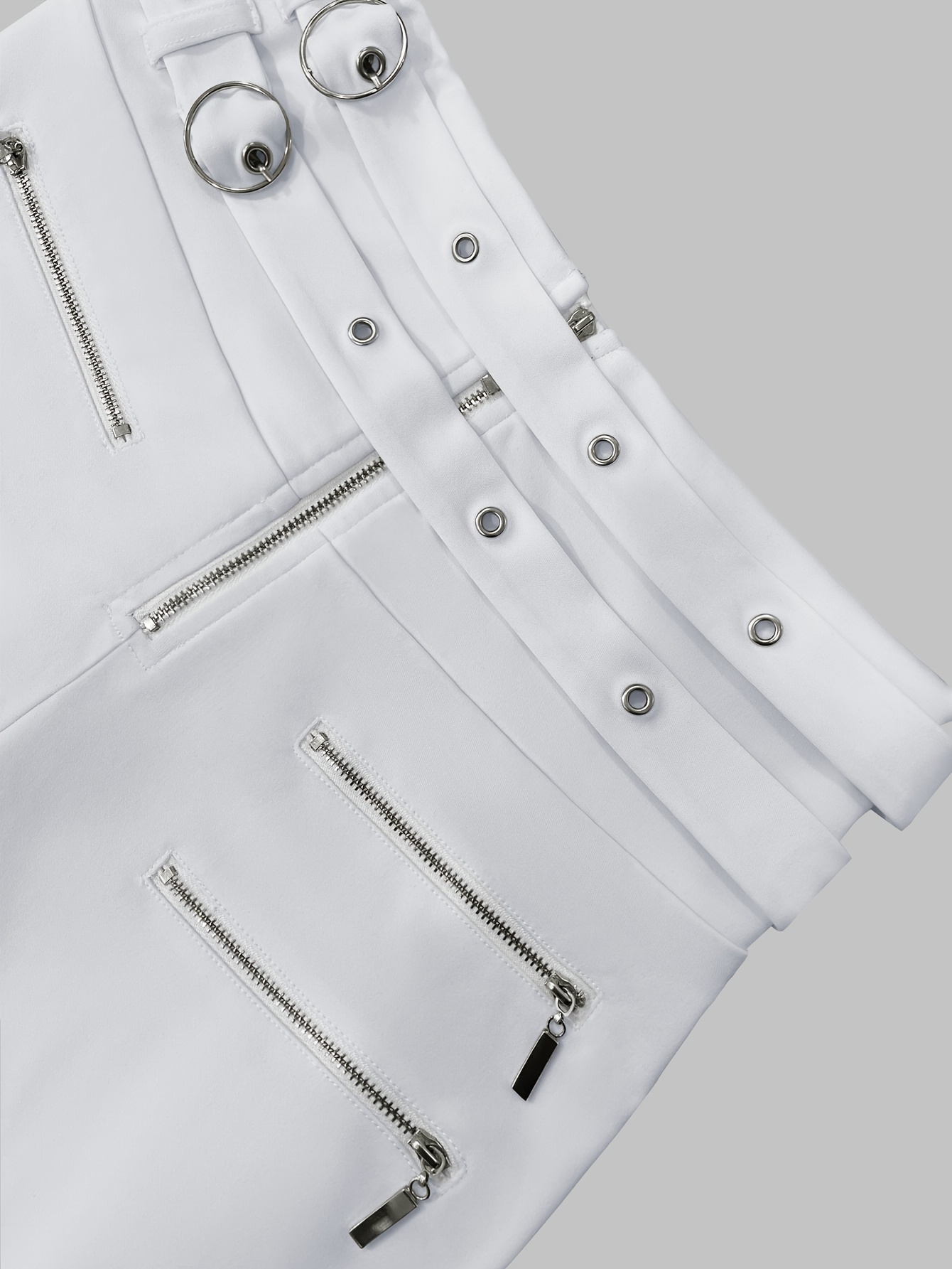 Fashionable Solid Color Zippered Women'S Tight Leggings | Casual Fit for Fall/Winter, Vintage Style by NianNian