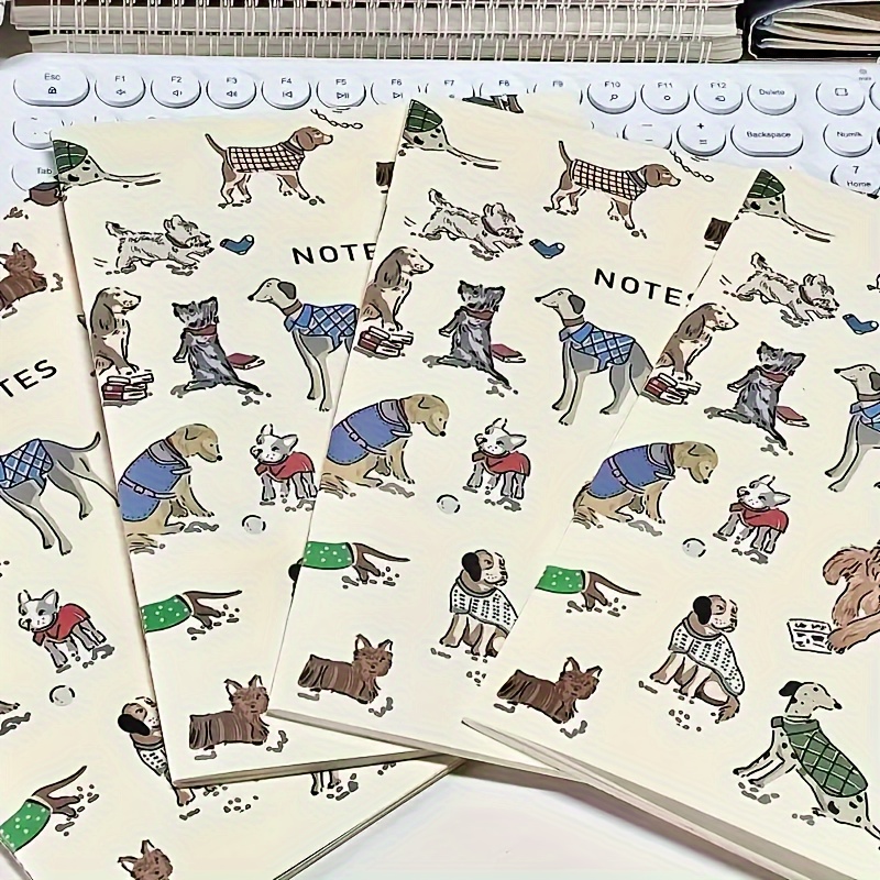

Creative Animal Puppy Coil Book Daily Notebook Cute Horizontal Line Style