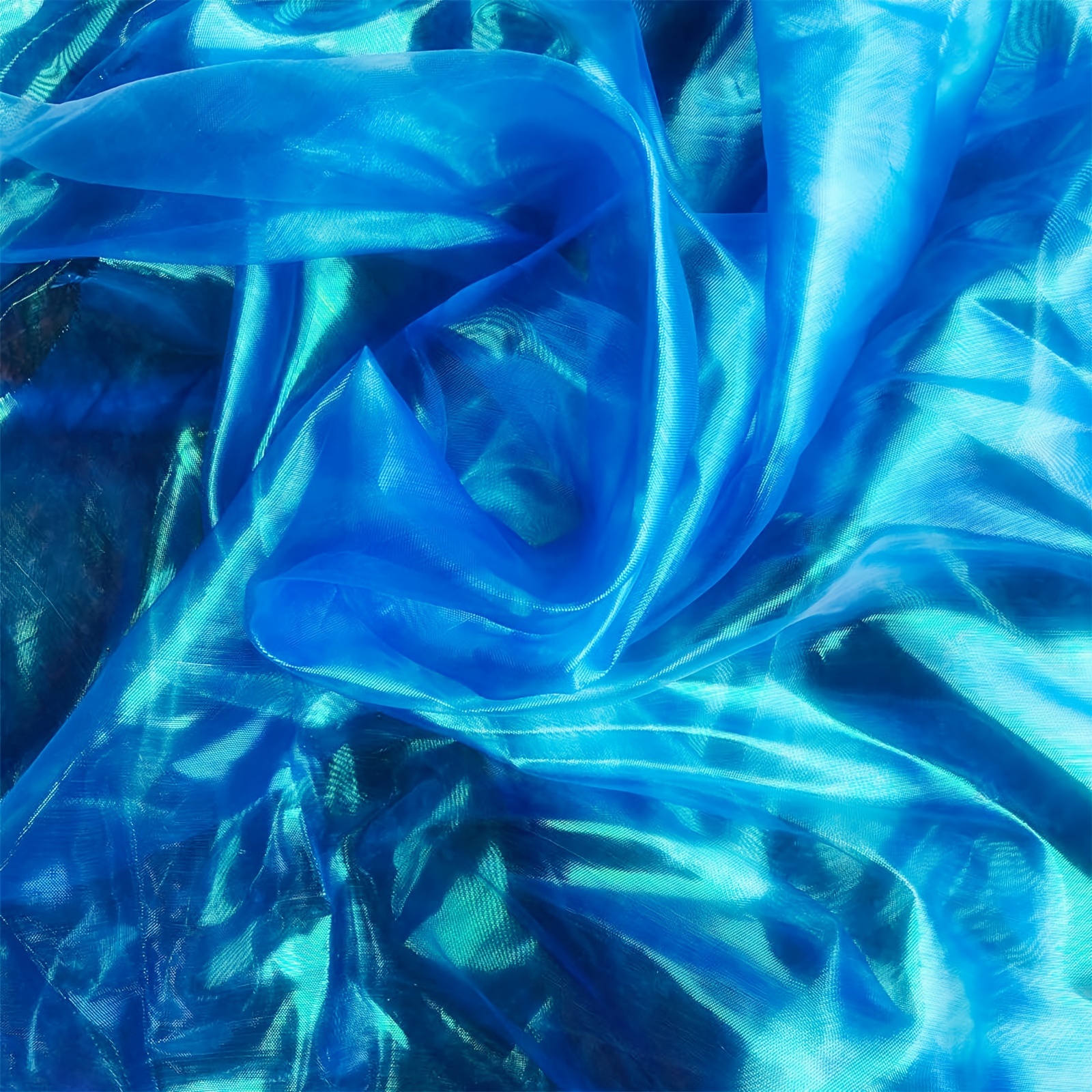 1pc Organza Fabric 60in X 80in By The Meter For Curtain Background Wedding Party Home Decor