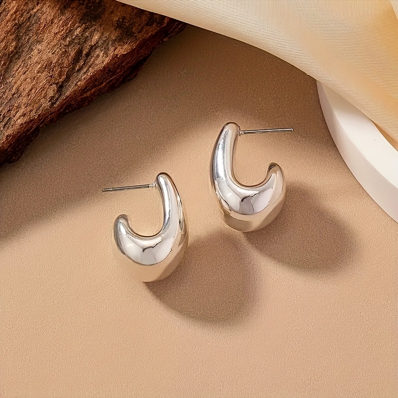 2pcs Teardrop Dangle Earrings Non Feathered for Daily & Festive Occasions