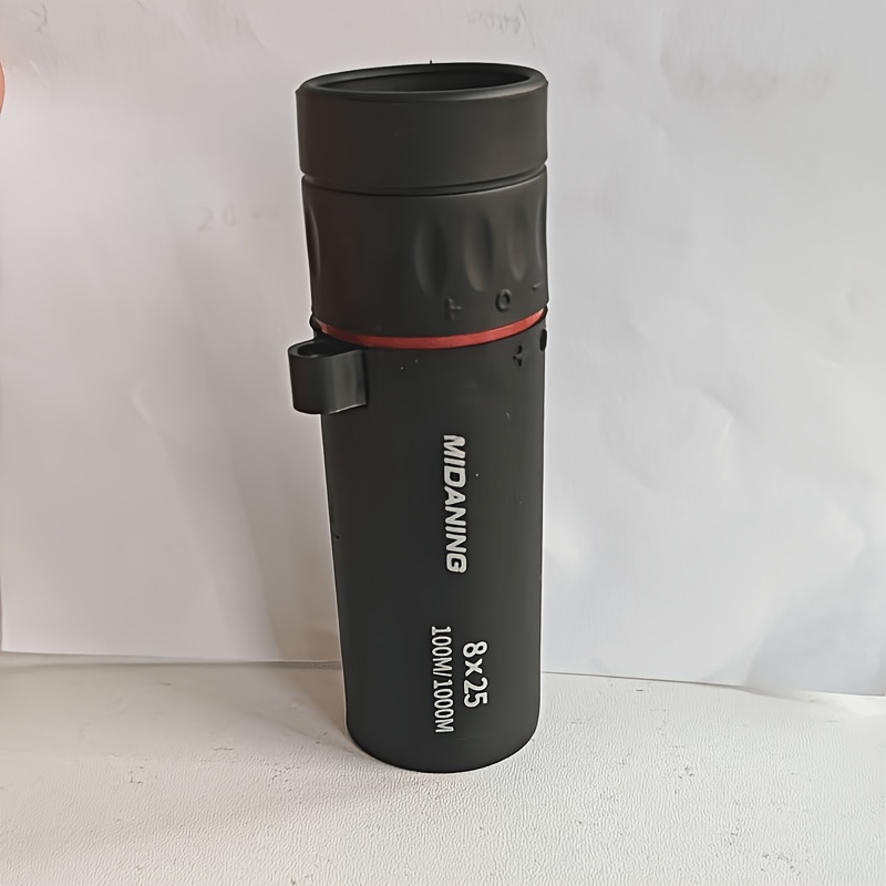 Image of 1pc 8x Optical Glass Hd Portable Telescope, 8x25 Monocular, Perfect For Bird Watching, Viewing, Concerts, Sports Viewing - ! A Must-have Gift For