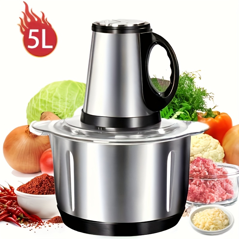 5L Multifunctional Vegetable Chopper and Meat Grinder