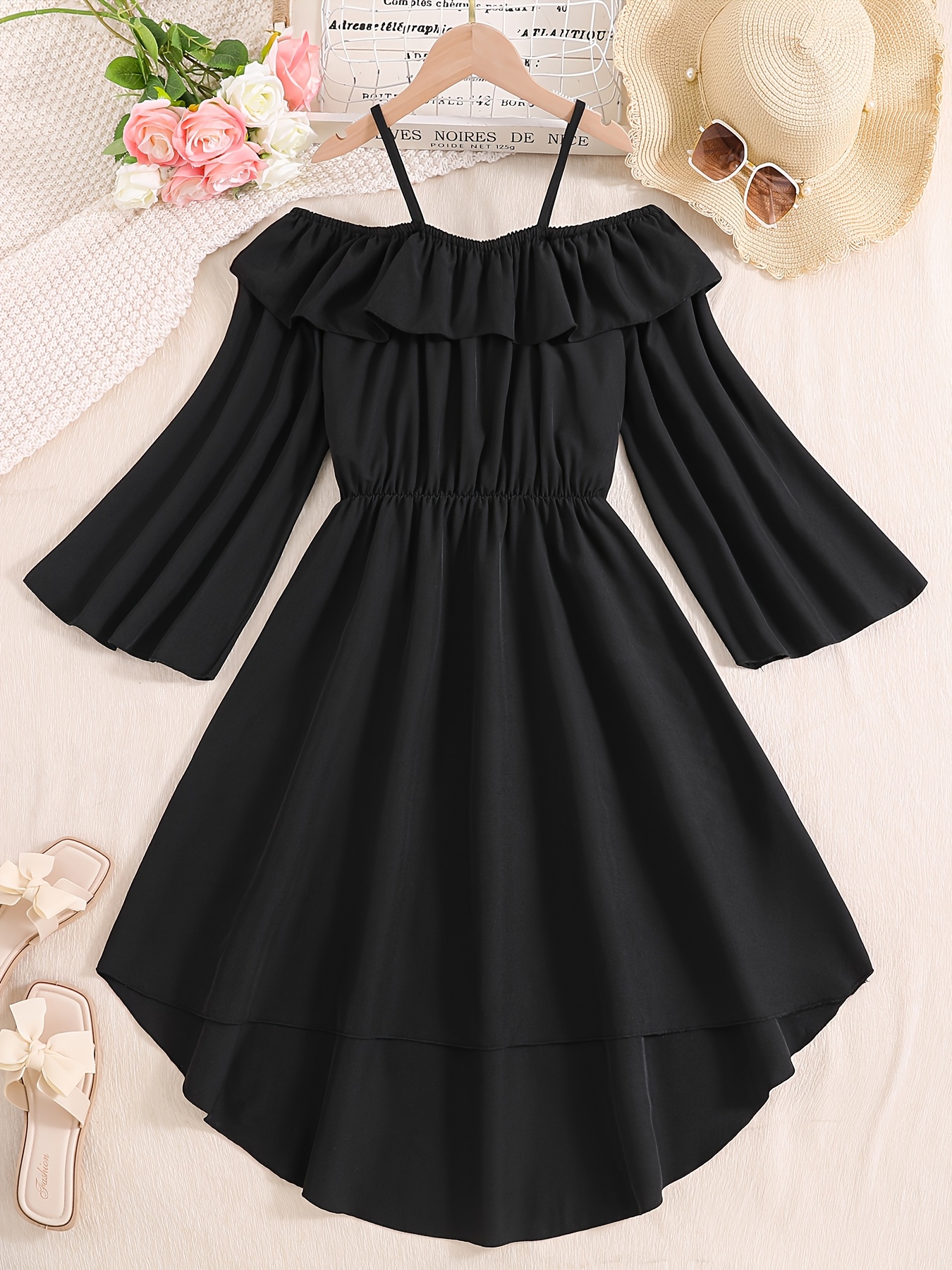 ivory dress for wedding guest Alette Maxi Flutter Sleeve Dress  Ivory Bridal & Wedding Guest Dress