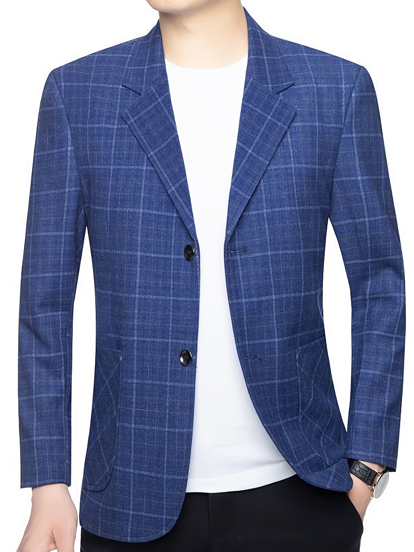 Blazer Masculino Xadrez Classic - Estilo Business Casual Premium