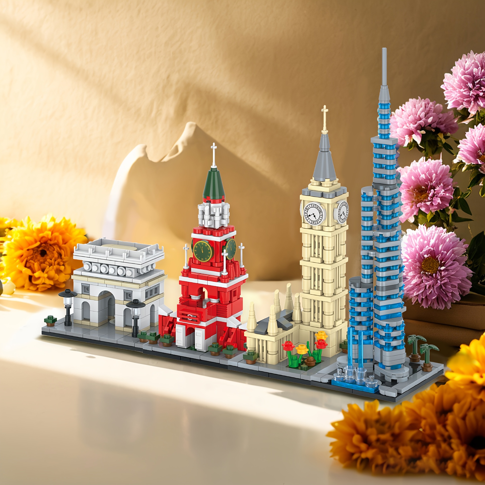 4pcs architecture building blocks set stem Temu Australia