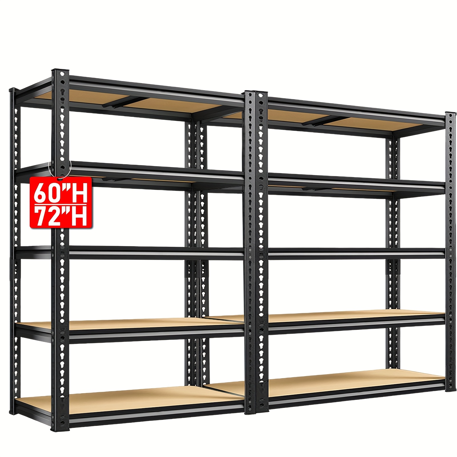 2000 Capacity Heavy-Duty 5-Tier