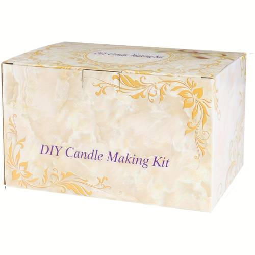 deluxe handmade diy accessories for adults teens beginners candle making kit including soy wax stirring spoon pouring cup storage jar essential oil candle wick core holder diy starter complete candle making kit arts and crafts kit suitable for easter thanksgiving valentines day fathers day mothers day gifts