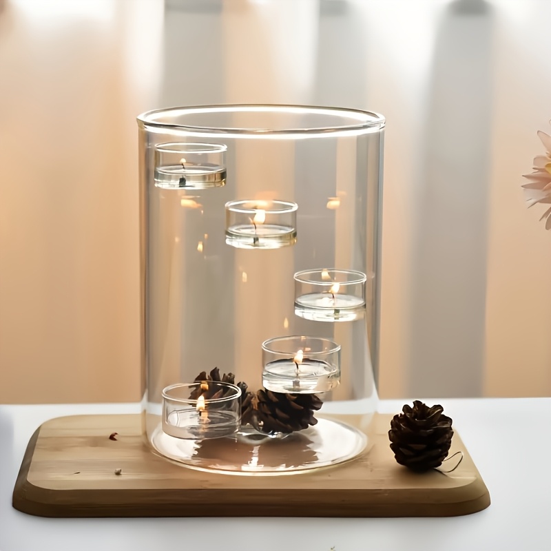 Extra Large Glass Candle Holder for Decorative Use