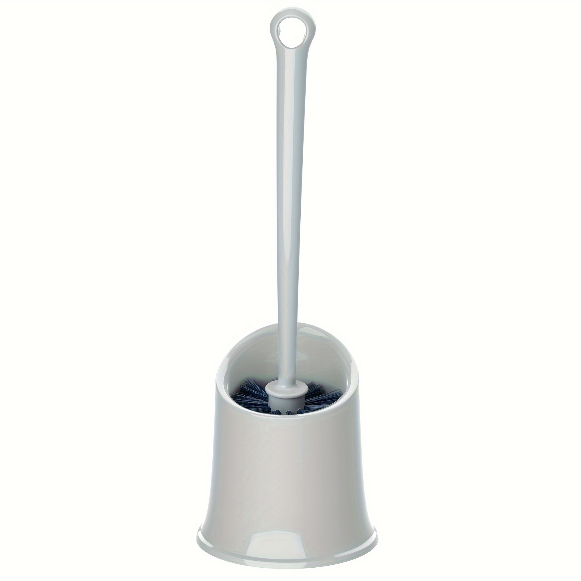 TEMU Emmama Brand Toilet Bowl Cleaner And Holder For Toilet Cleaning, Toilet Brush And Holder, , With Solid Handle And Durable Bristles For Bathroom
