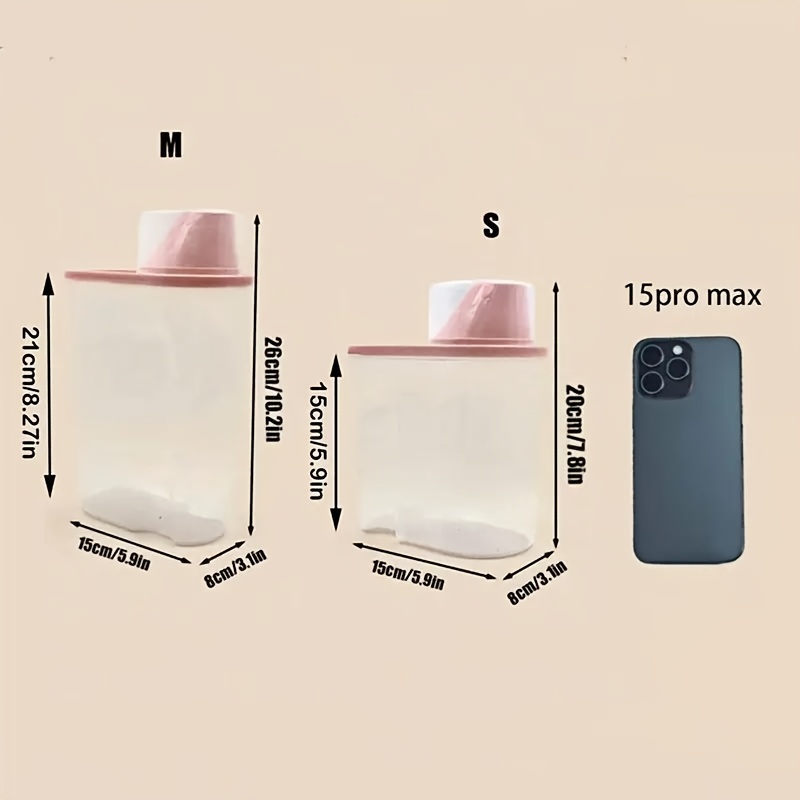 Image of 2 Sizes Pet Food Storage Container With Measuring Cup, Lid, And Bowl, Suitable For Small Dogs And Cats, - 1.8l/2.5l
