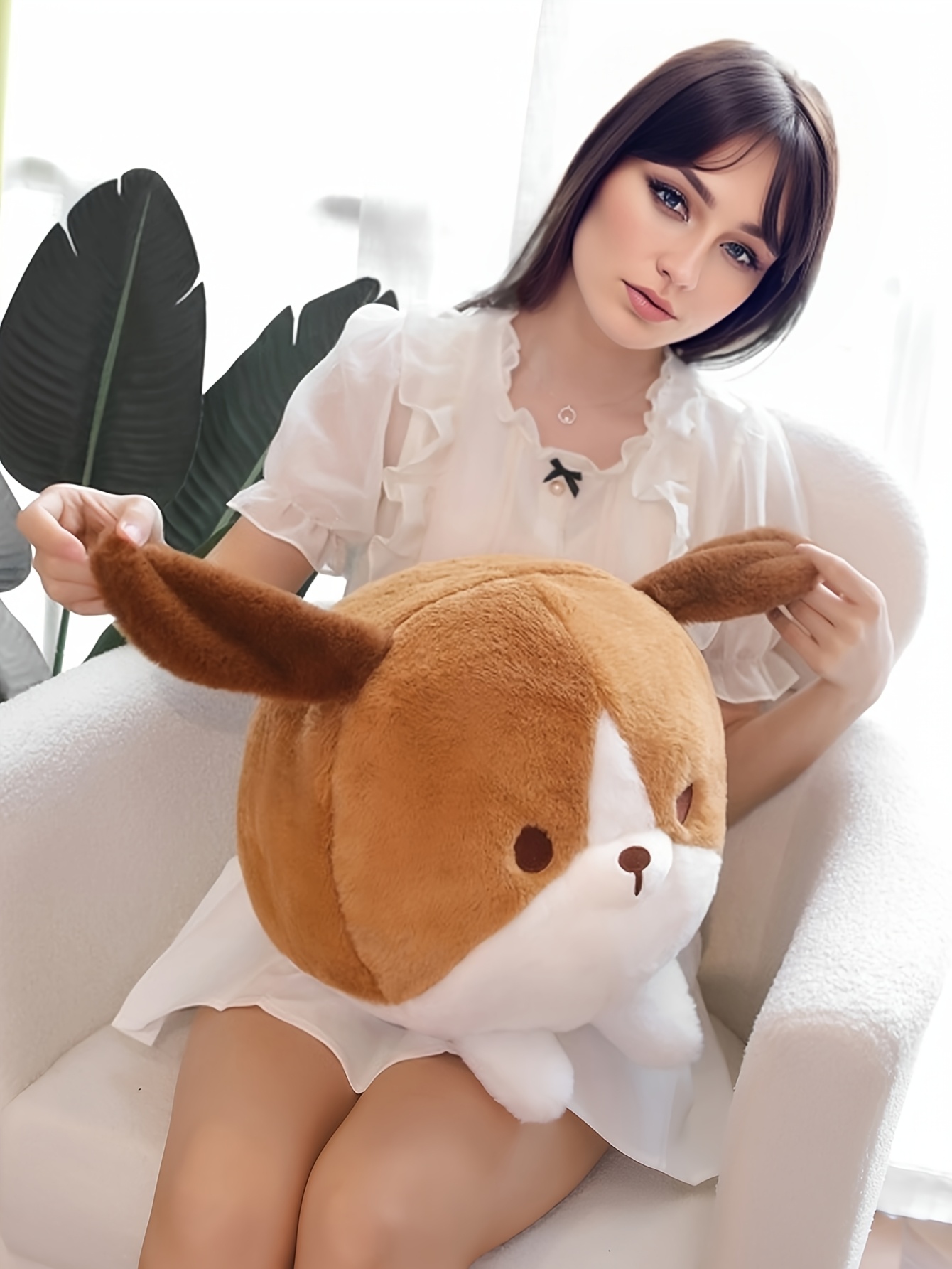 子犬枕 イヌ ブルドッグ ぬいぐるみ 犬 ぬいぐるみ 柔らか触り心地の
