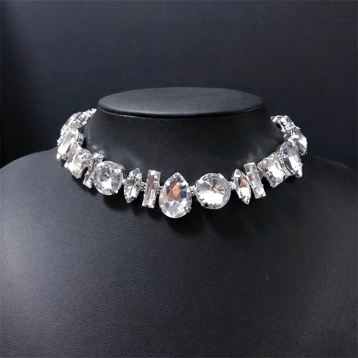 TEMU Collar de Cadena Irregular de Moda , Cadena de Clavícula de y Fácil