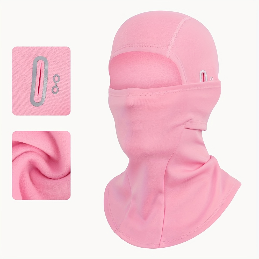 men women winter outdoor warm riding ski mask head scarf riding fleece hat bicycle motorcycle head cover mask liner cap full face windproof cold proof mask outdoor face scarf upgrade version goggle hole balaclava hat outdoor riding sports skiing fis