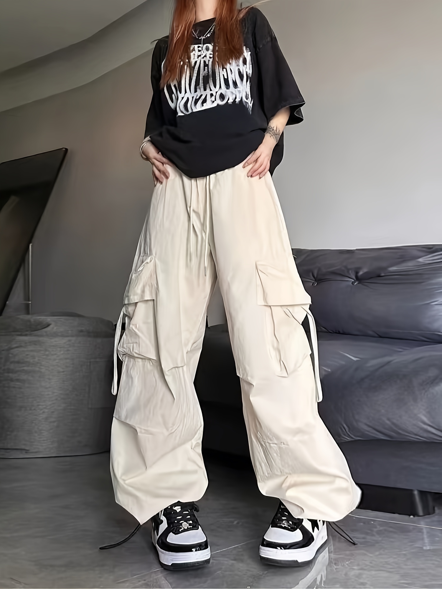 パンツ haveyoudiedbefore? SUMI Stack Pants y2k y2k style womens summer work pants pair pants features an - Temu