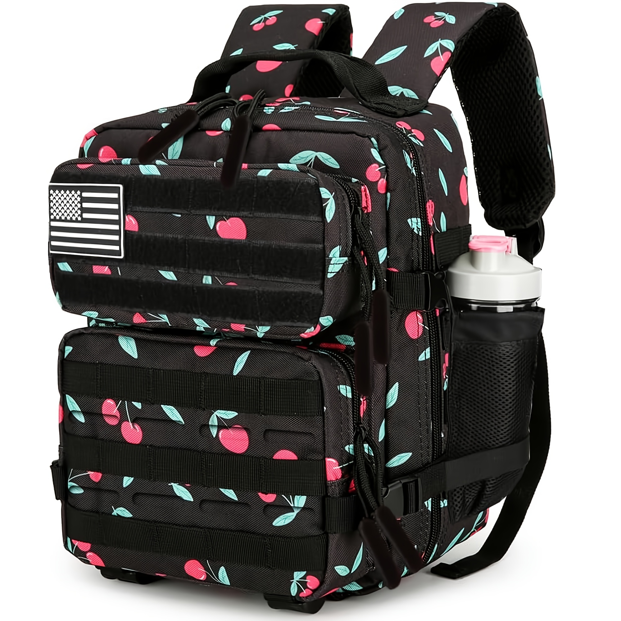 TEMU 2.38gal (cherry) Mini Hiking Backpack Daily Use Backpack Fitness Backpack Cycling Backpack Travel Sports For Camping Hiking Outdoor Sports For