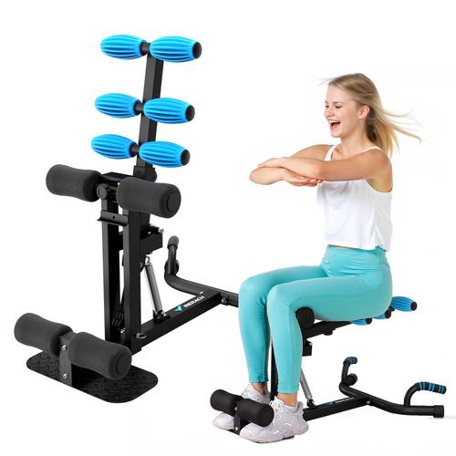 squat trainer 300 lbs capacity 4 bands height adjustable for thighs space saving for home workouts