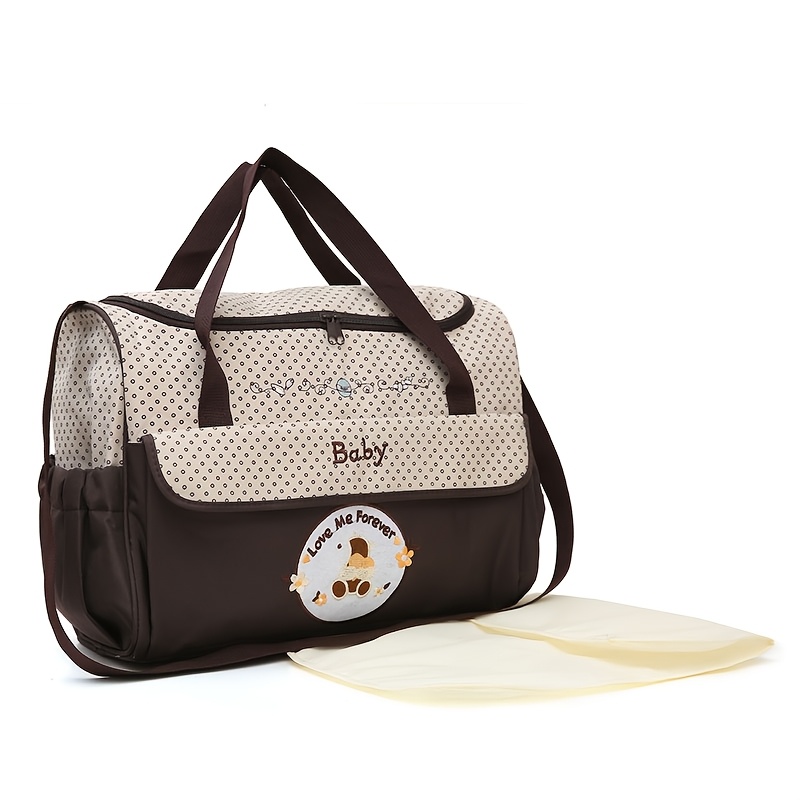 Large Parent Bag Multifunctional Large Capacity Fashion High Quality Cartoon Crossbody Diaper Bag