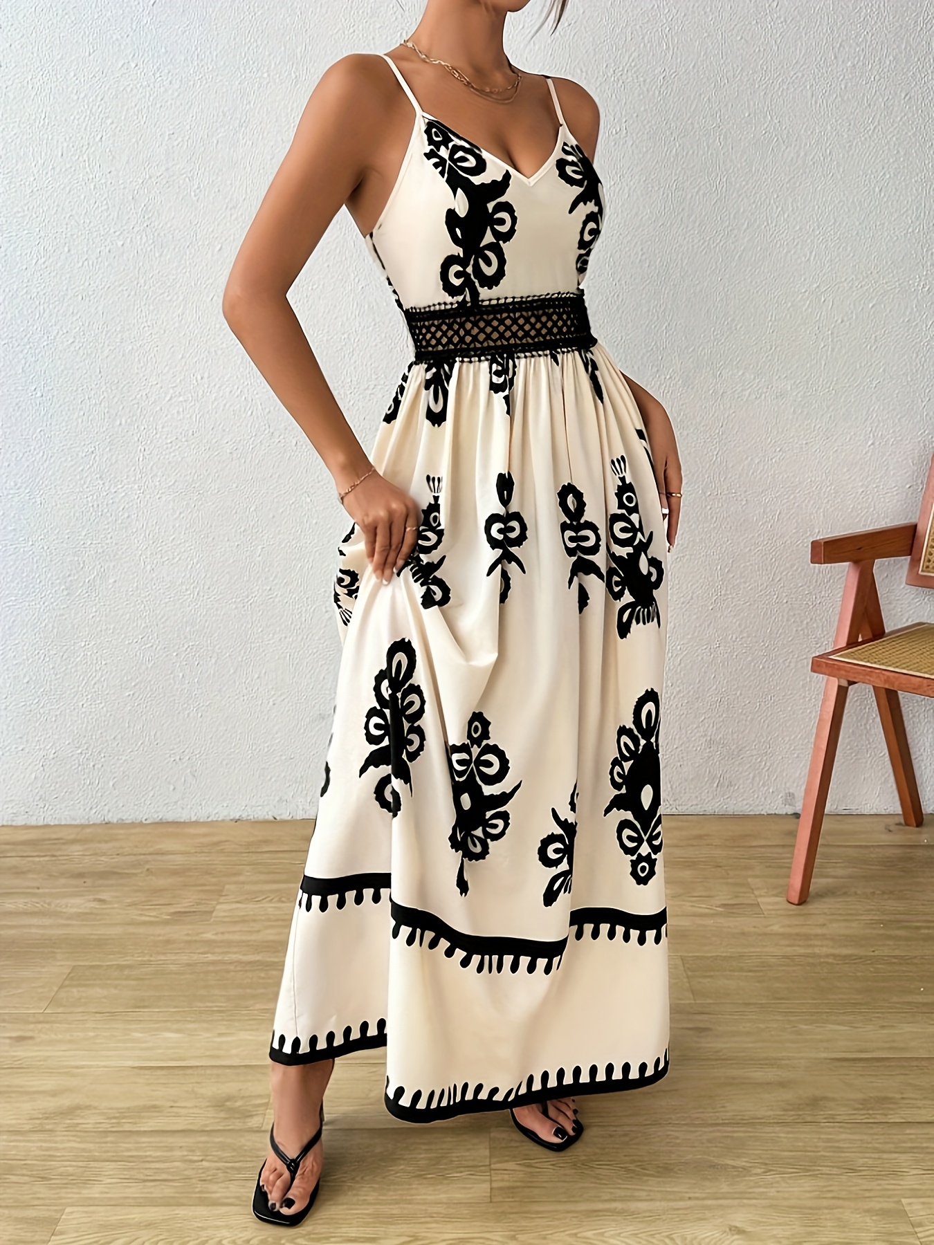 fit flare dresses sold on Temu Canada