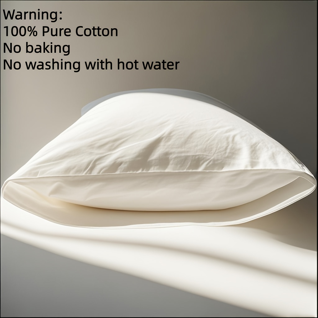 Set Of 2 Pillowcases Made From 100% Cotton, Featuring Soft And Cozy 300 . White Pillowcases Are , Breathable For Use