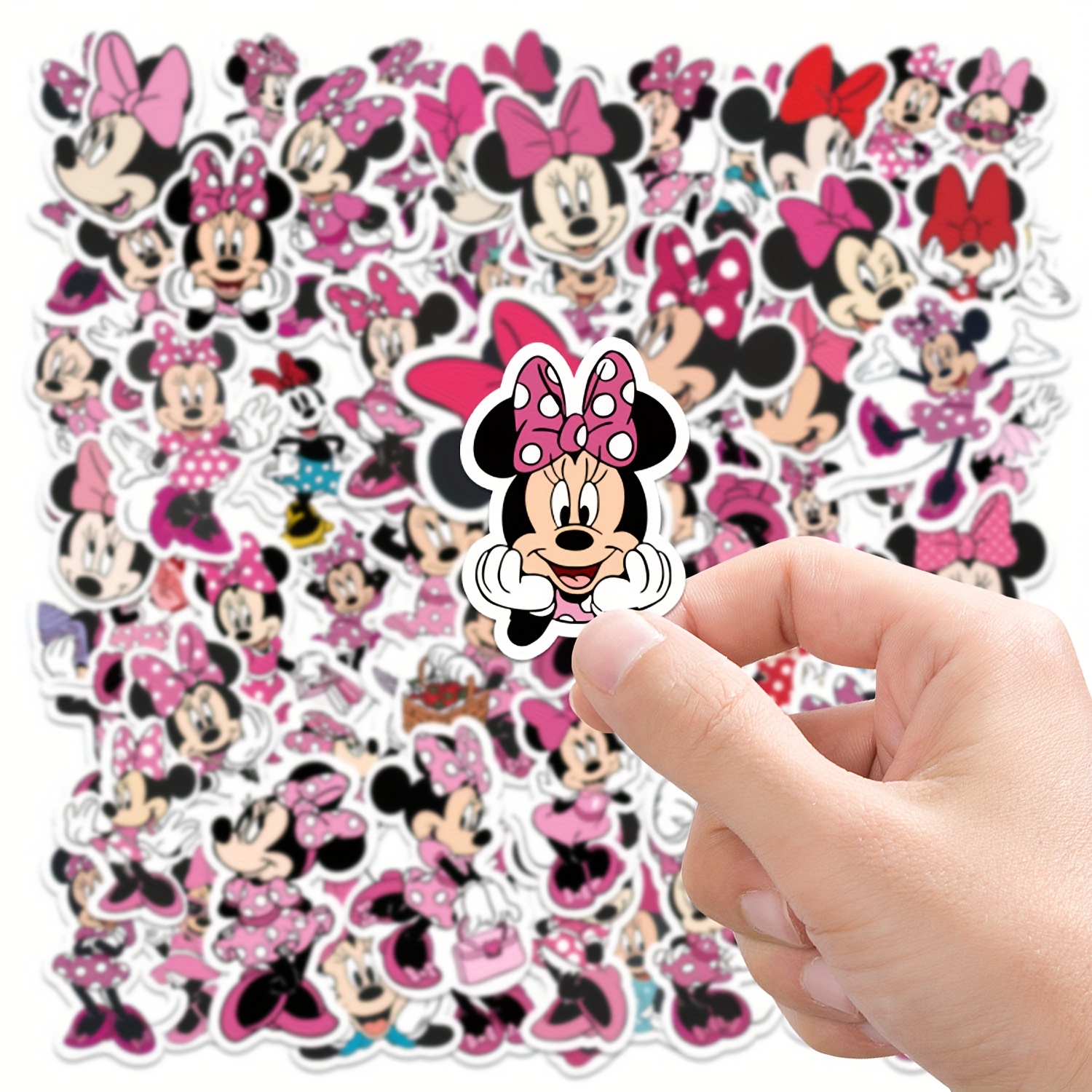 TEMU 65 Cute Cartoon Pink And Sticker Decorative Stickers, Suitable For Water Bottles, Computers, Laptops, Suitcases, Phones, Laptops, Bicycles And