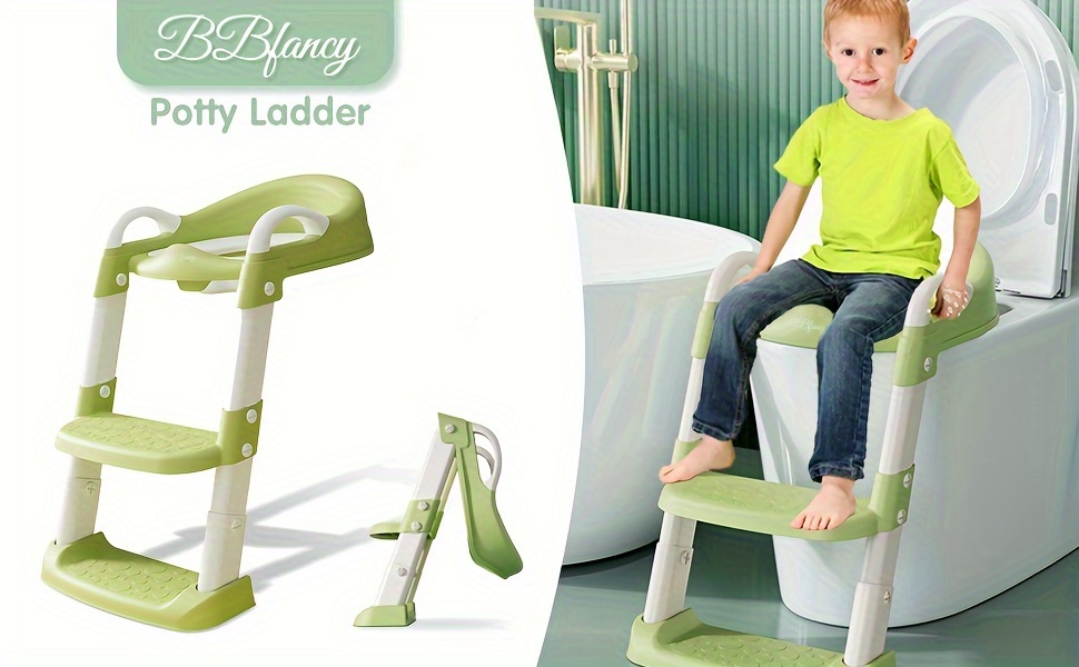 potty chair potty training toilet seat with step stool ladder for kids and toddler boys girls kids potty training soft padded seat details 1