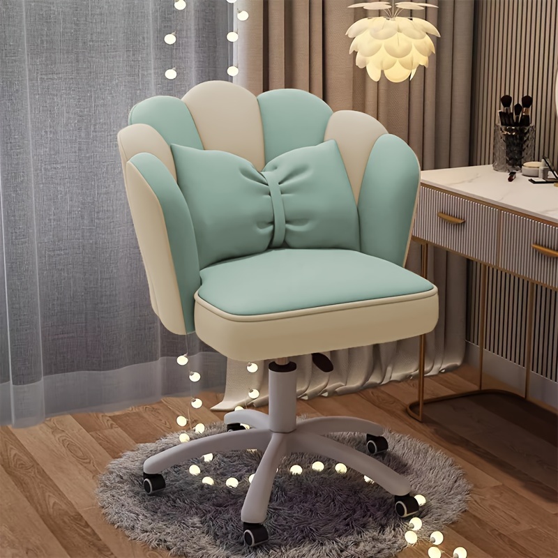 

Office Chair Cute Desk Chair, Modern Fabric Home Chairs Height Adjustable Chair Makeup Chairs Computer Chairs