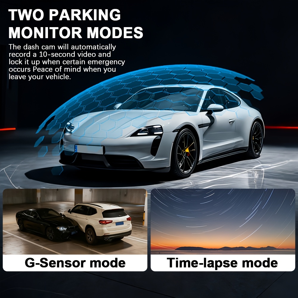 [FOXGOD] High-quality Vehicle Black Box with 5G Wifi, 4 Cahnnels& 2 Cahnnels FHD 1080P Dash Cam, 8 IR Lights, WDR, Car Driving Recorder with Multi-functional Rear Camera, Parking Monitor, G-sensor, Loop Recording, No Card/32g Card Optional