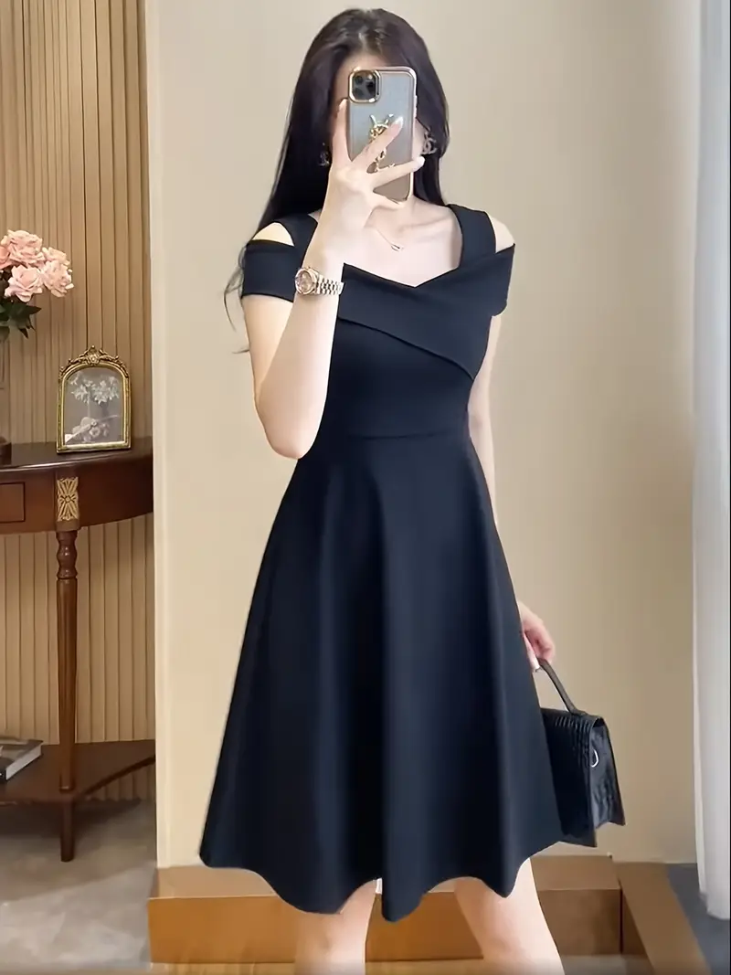 womens korean style dress ladies fashionable elegant dress - Temu Bahrain womens korean style dress ladies fashionable elegant dress - Temu Bahrain