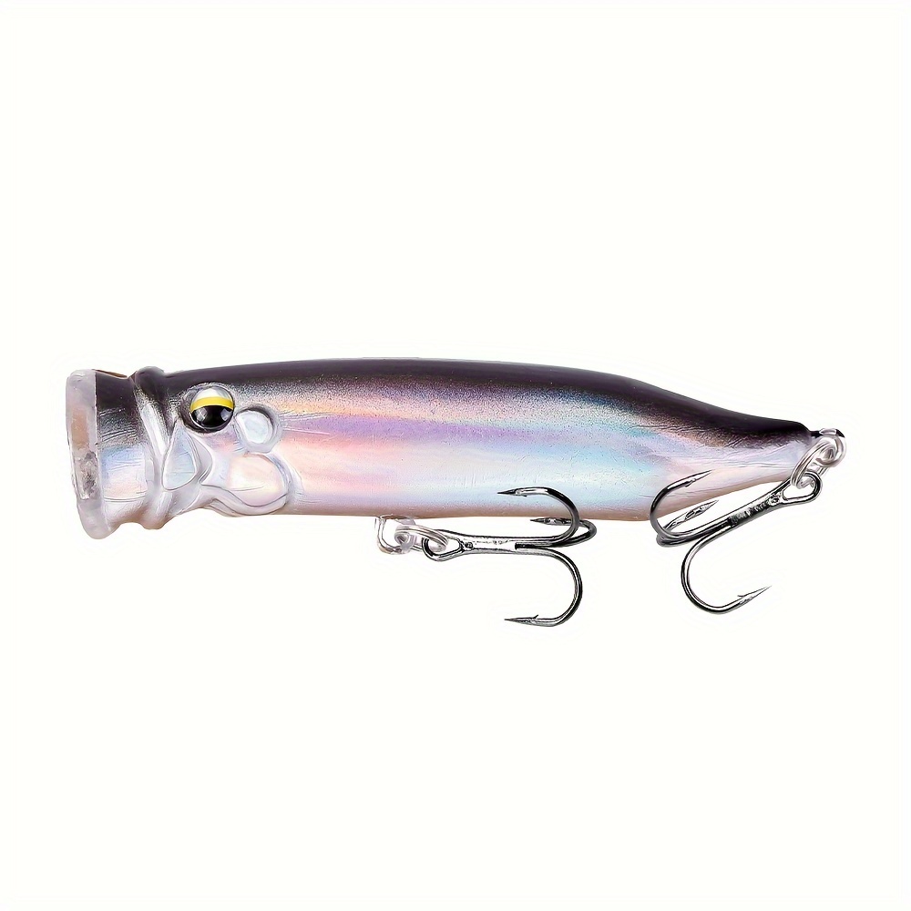  noeby 1PCS Topwater Big Poppers 43g/81g 6colors Deep Sea Fishing  Baits Top Water Tuna Hard Bait Treble Hooks Strong Temptation - (Color:  9602 43g 105) : Sports & Outdoors