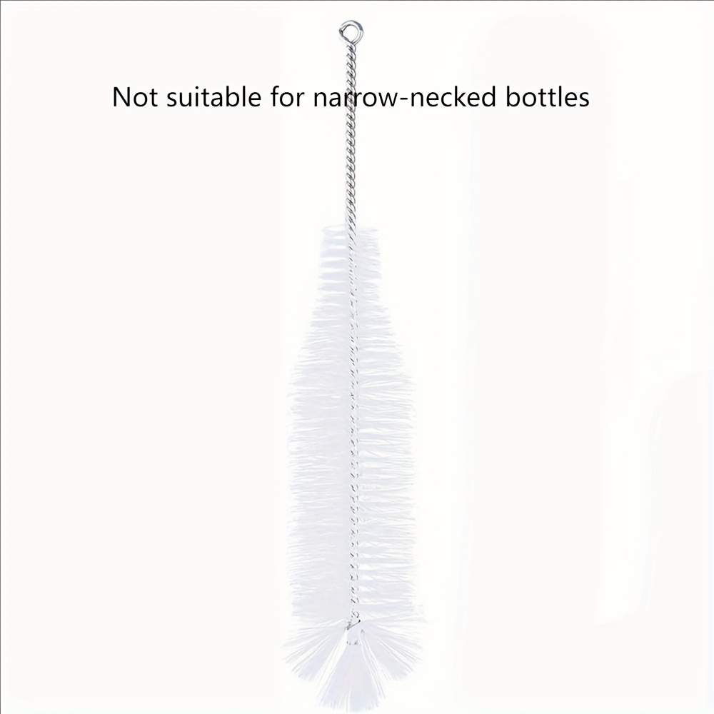 White Bottle Brushes Portable Soft Hair Brush Cup Cleaning Brush Beer Bottles