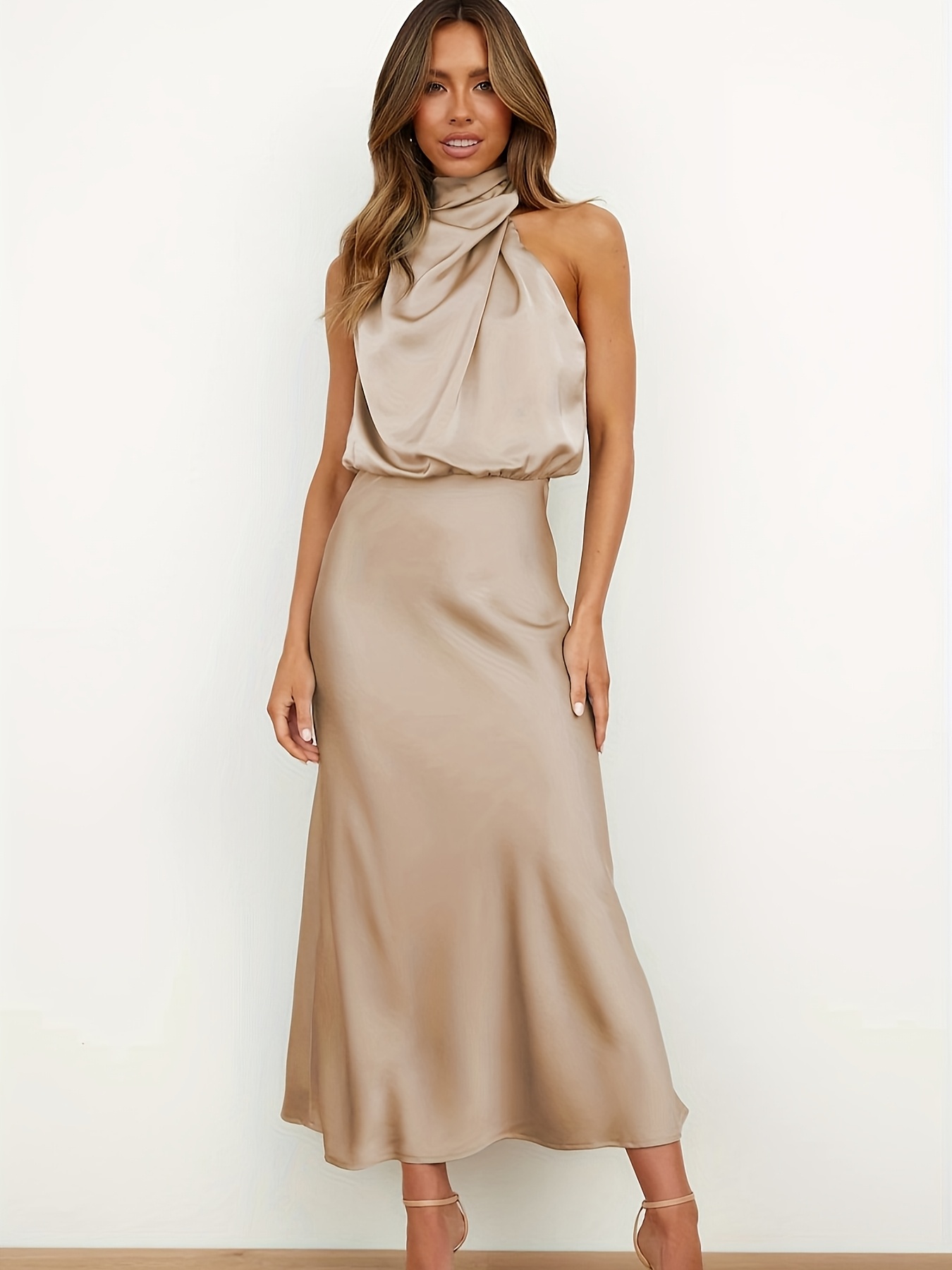 オールインワン・サロペット Stephan Janson Twenty Dress Made Of Silk Satin Stephan Janson Twenty Dress Made Of Silk Satin | THE LIST