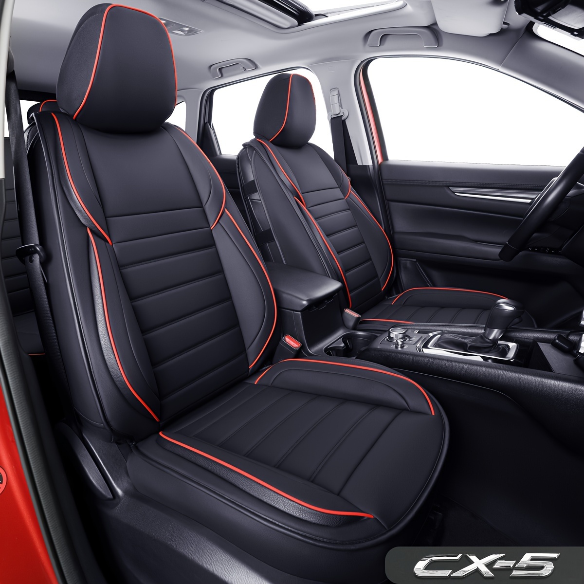 Seat For Mazda Synthetic Leather Car Seat Cushion Protective Cover For 2016 2017 2018 2019 2020 2021 2022 2023