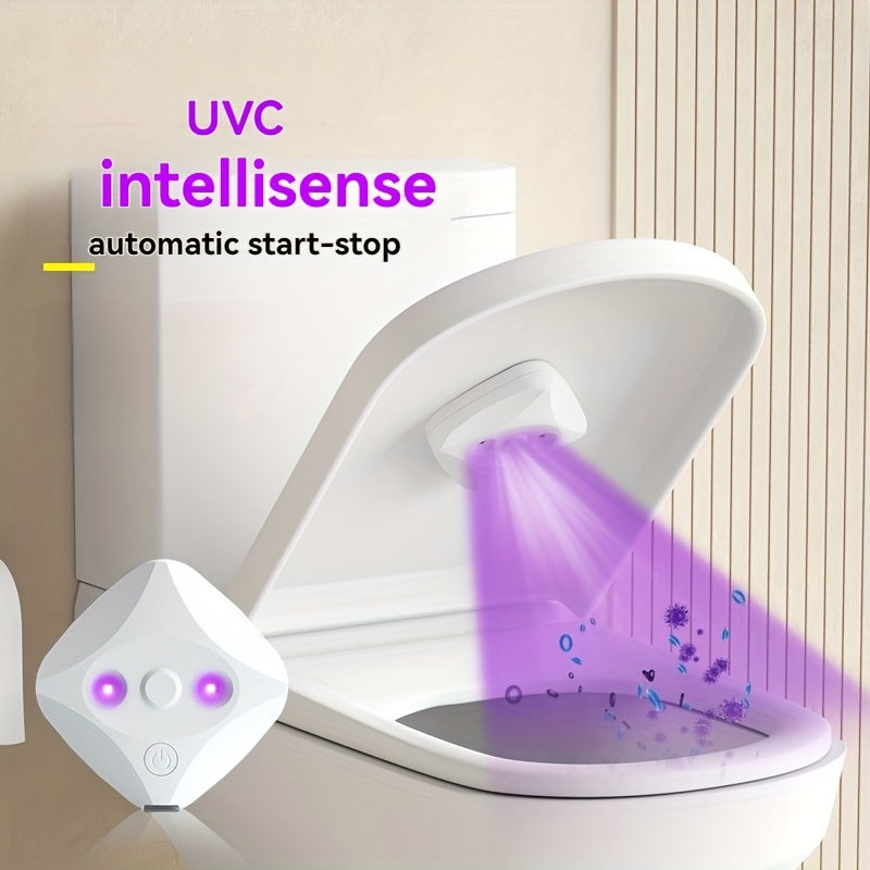 1 smart toilet cleaner toilet purifier 1 double sided tape rechargeable led light multifunctional and portable suitable for home and business travel use Product details 1