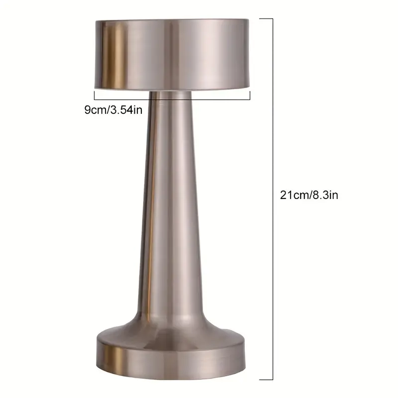 Lampe de table fil, Lampe de couleurs, Lampe de table de lhôtel avec chargement fil, Lampe dambiance de restaurant et bar avec tactile, Lampe de table simple rétro européenne détails 11