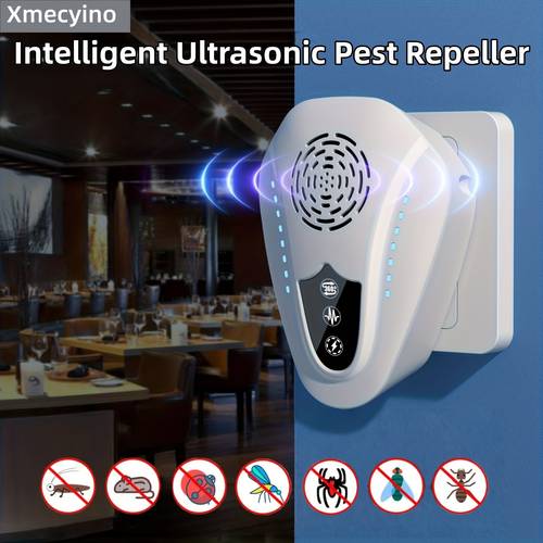 répulsif à ultrasons intelligent les nuisibles - répulsif à technologie ultrasonique alimenté par usb, fonctionne silencieusement, efficacement les nuisibles par ondes ultrasonores. convient pour souris, moustiques, rats, araignées, cafards, chauves-souris. répulsif à