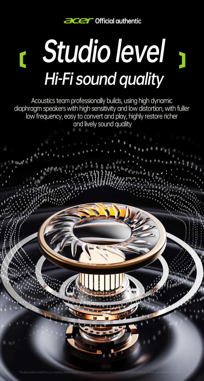 Exclusive Acer True Wireless Earphones with Microphone, TWS Headphones, Touch Volume, Wireless Sports Earhooks, LED Display Charging Case, Half Open Back, HD Talk, Compatible with Mobile Phones, Rechargeable Battery, Type-C Charging, Suitable for Adults 15 Acer True Wireless Earphones with Microphone, TWS Headphones, Touch Volume, Wireless Sports Earhooks, LED Display Charging Case, Half Open Back, HD Talk, Compatible with Mobile Phones, Rechargeable Battery, Type-C Charging, Suitable for Adults