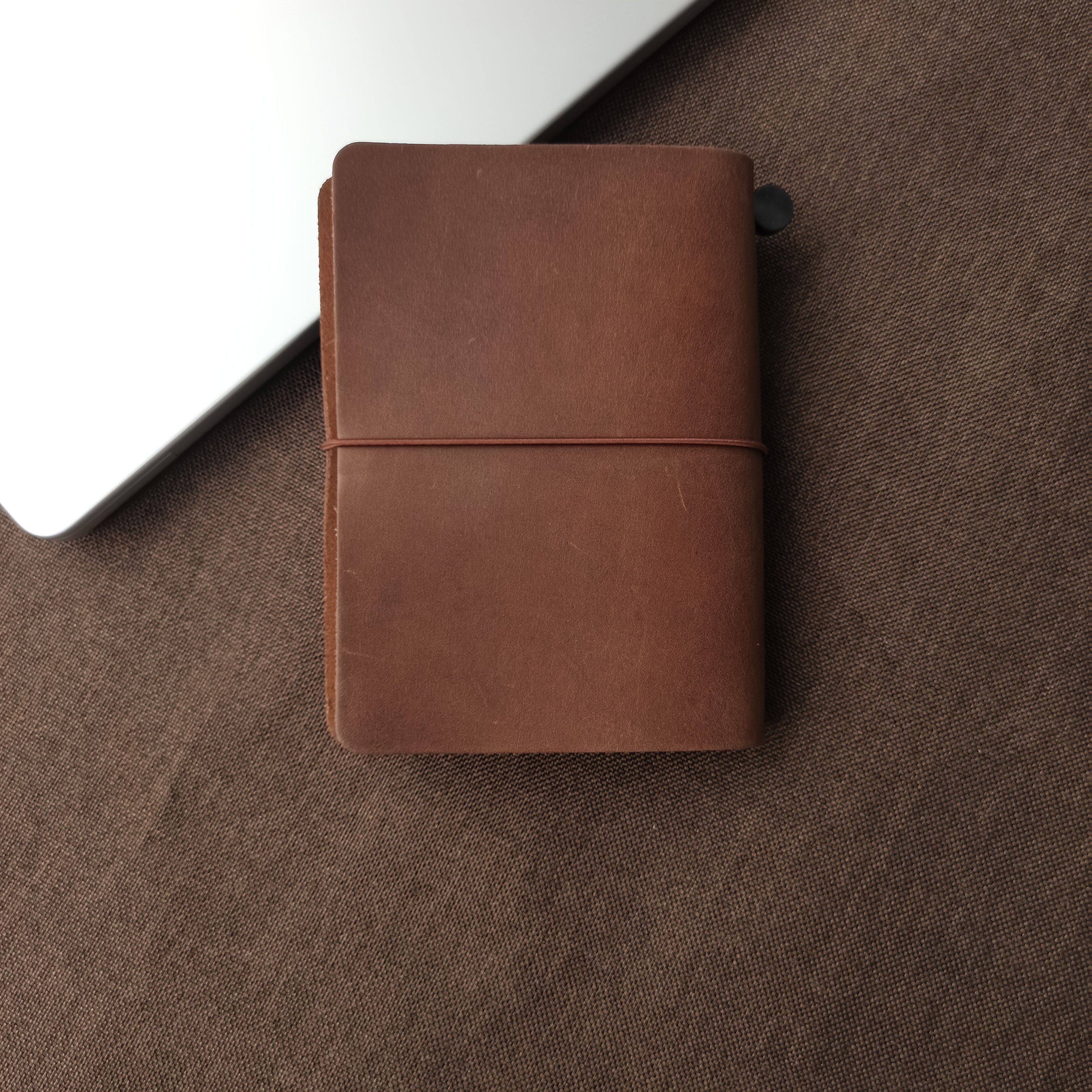 genuine leather travelers notebook with replaceable refill 96 pages soft cover squared plain blank options ideal for   and   diary writing functional cover leatherette cover   leather notebook