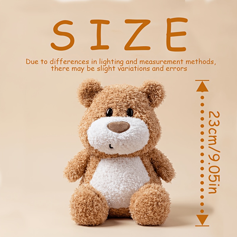 Cute Fluffy Brown Teddy Bear Plush Toy