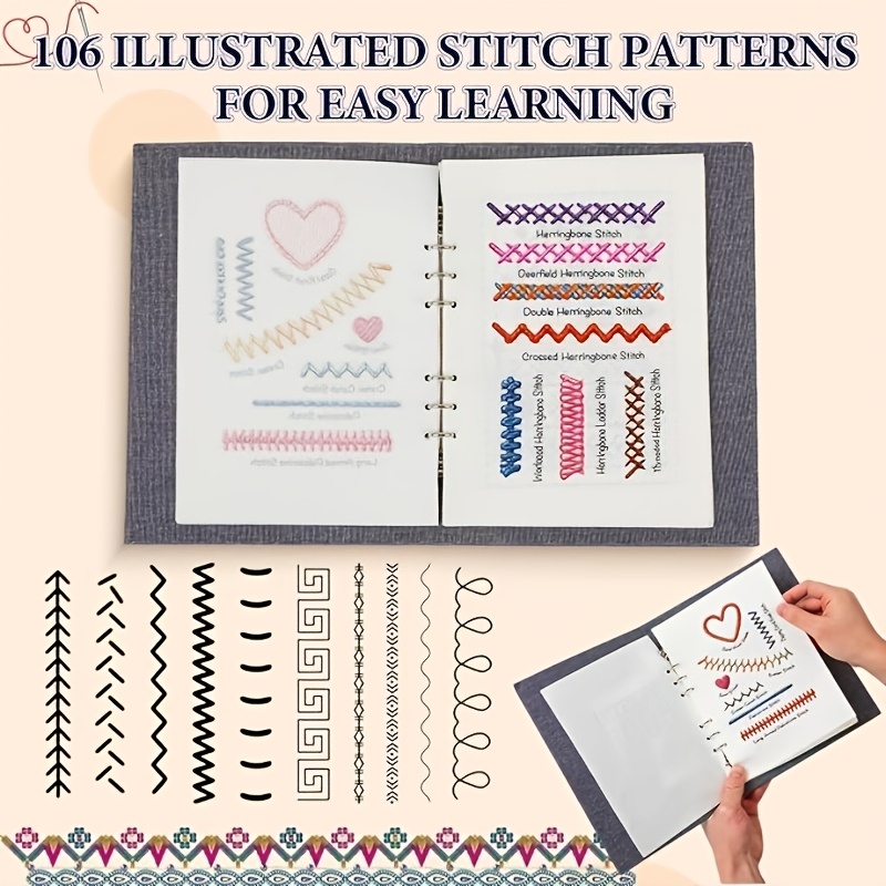 DIY Stitch Book Embroidery Kit for Beginners